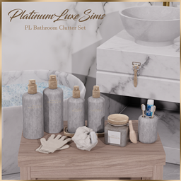 PL Bathroom Clutter Set