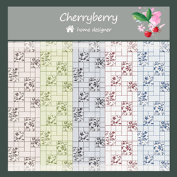 leaf pattern tiles