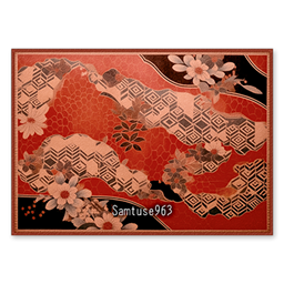 HQ Japanese Style Rectangular Dance Rug #1 Samtuse963