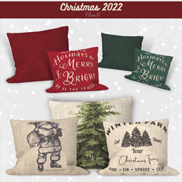 Sims4Luxury - Christmas 2022 - Pillow #1