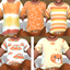 Infants Orange T-Shirt Set logo