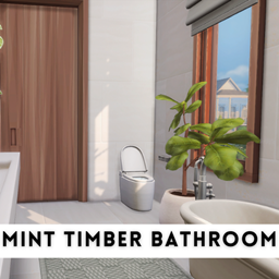 Mint Timber Bathroom