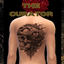 War Lord Back Tattoo - Base Game compatible