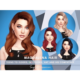 SONYASIMS - MAGDALENA HAIR (STYLE 1)