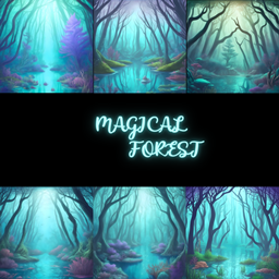 Magical Forest Painting