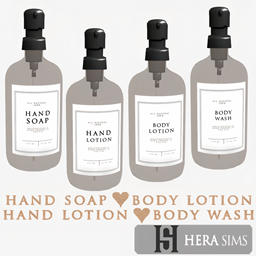 Hand and body wash & lotions