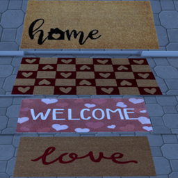 Valentines Day Welcome Mats