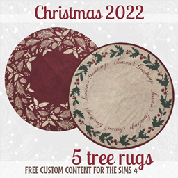 Christmas 2022 - Tree rugs