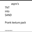 TNT into Sand PRANK Pack logo
