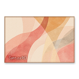Minimalist Rectangular Dance Rug #1 Samtuse963