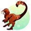 Red Dino logo