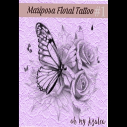 Mariposa Floral Back Tattoo - OhMyAzalea logo