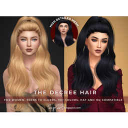 SONYASIMS - THE DECREE HAIR project image