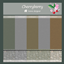 colored plaster with stone border in pastel colors logo