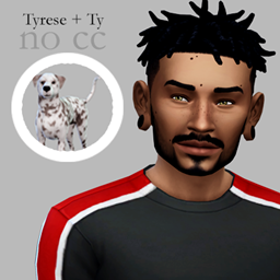 Tyrese Jordan + his dog, Ty (No CC)