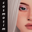 cosmosim eyeshadow N49 logo