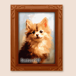 Cute Puppy Painting #1 Samtuse963 logo