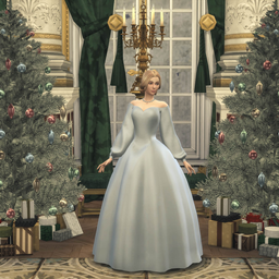 TRC: Robe d'Eleanor Dress - The Sims 4 Create a Sim - CurseForge
