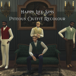 TRC: HappyLifeSims Piteous Outfit Recolour: Part One logo