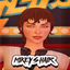 mikey's hair, maxis match hairstyle logo