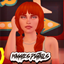 maggie's pigtails, maxis match hairstyle logo