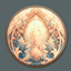 Ocean Palace Round Dance Rug #2 Samtuse963 logo