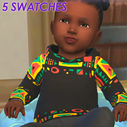 Infant HOODIE African theme Set 1 project image