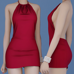 Emma Halter Mini Dress logo