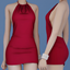 Emma Halter Mini Dress logo