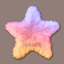 Pastel Fluffy Star Dance Rug #1 Samtuse963