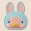 Cute Bunny Face Dance Rug #6 Samtuse963 logo