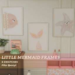 Little mermaid frames