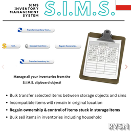 Sims Inventory Management System by Ravasheen| POLSKIE TŁUMACZENIE