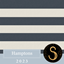 Sims4Luxury - The Hamptons - Navy stripes - Wallpaper logo
