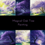 Magical Oak Tree Painting