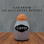 GoldFish glass coffee bottle logo