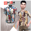 Children's Random Floral Shirt  Button Up Shirt and Tee logo
