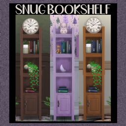 Snug Bookshelf with 21 Decor Slots
