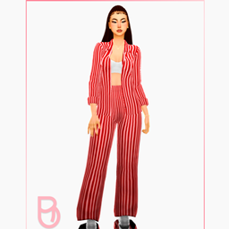 Megane Set - Version 1 - Woman Shirt and Pants logo