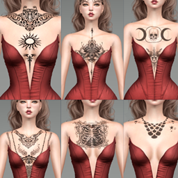 Tattoo 7 Chest goddesses logo