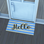 Welcome Door Mat logo