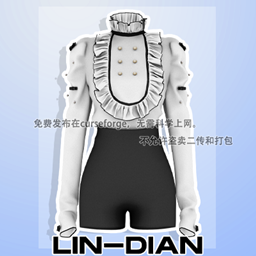 LIN-DIAN Calico Suits Set