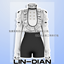 LIN-DIAN Calico Suits Set logo