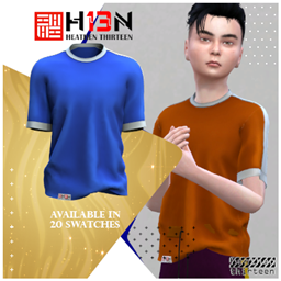 Children's Tape Side Colorblock Tee - The Sims 4 Create a Sim - CurseForge