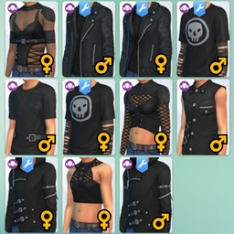 Goth Galore PartFlag Fixes AiO 🌀 Now includes VANILLA SP48HoodieStraps! ☄️ UPDATED 3/5/2024!