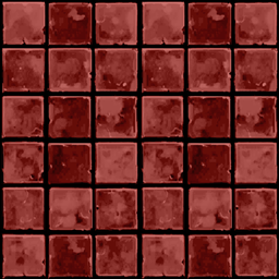 Mr.Opossum pomegranate square floor