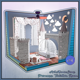 Princess Toddler Room Purple | CC |