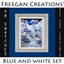FC-Blue and White-Single Frame White Wood logo