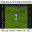 FC-Blue and White-Stool