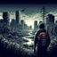Wasteland survival apocalypse logo